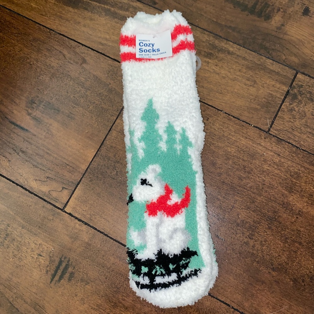 Cozy Polar Bear Socks